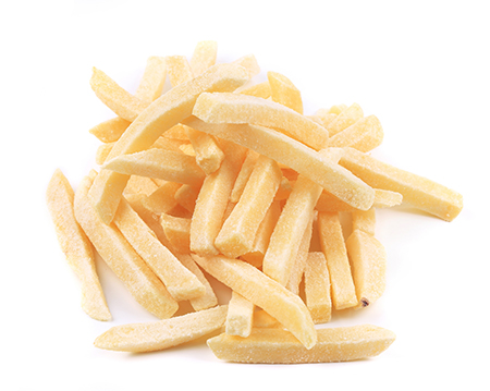 image of frozen french fries