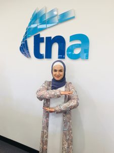 photograph of Aola Ghoneim, Product Development Engineer at tna