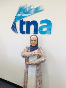 Aola Ghoneim, Product Development Engineer at tna photograph of Aola Ghoneim, Product Development Engineer at tna