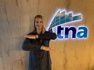 photograph of Fransien de Graaf, group product manager processing at tna