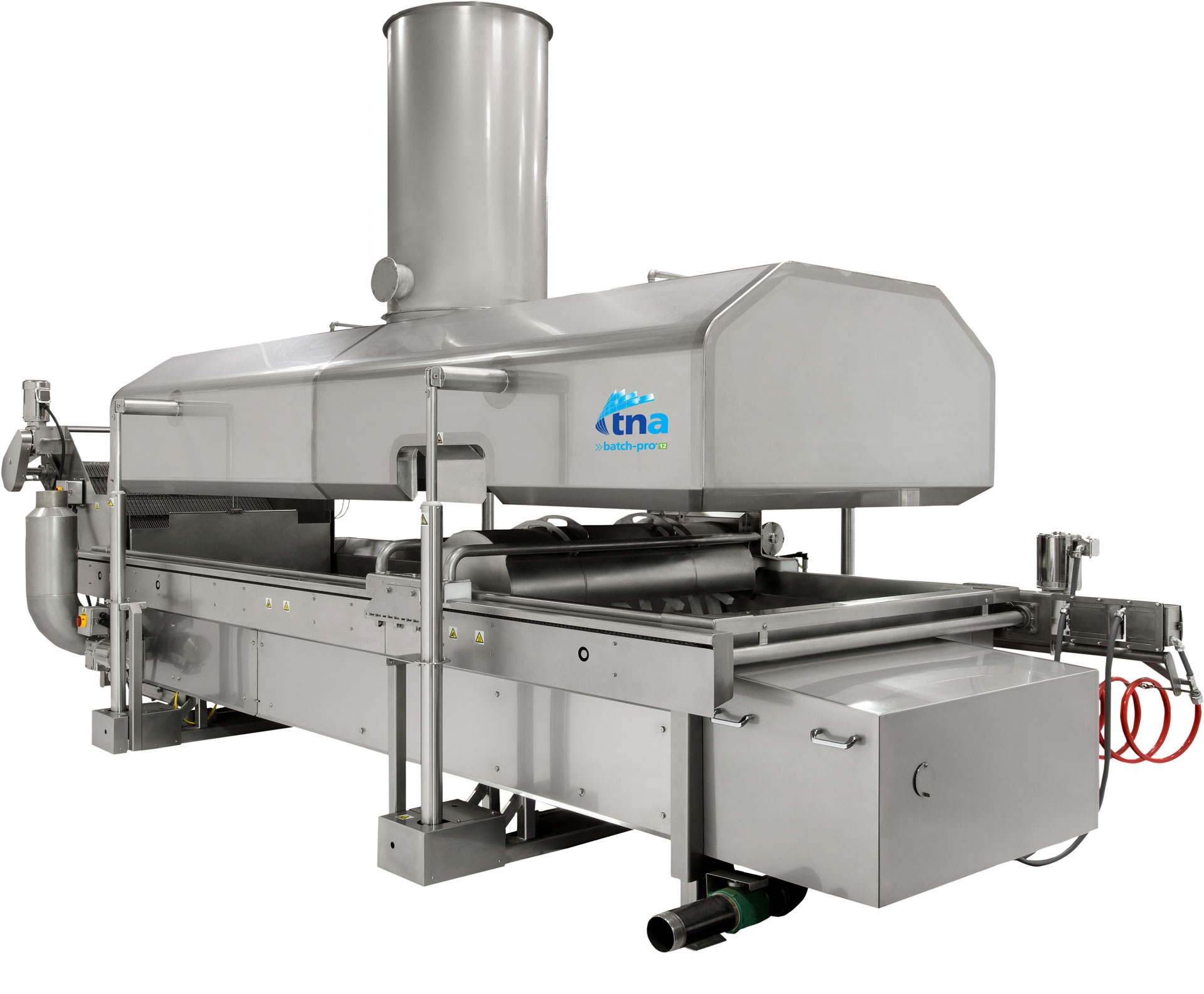 FOODesign batch-pro® 12 is a batch frying system that fries a wide selection vegetable chips including potato, taro, banana and plantain. The FOODesign batch-pro® 12 offers direct-fire heating with better efficiencies and lower operating costs.